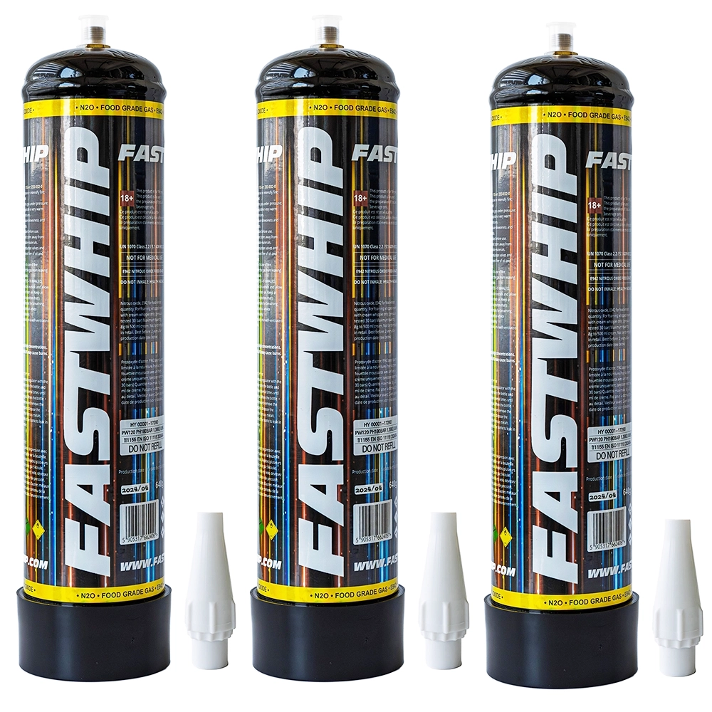 Cream Chargers by  Fast Smart Whip x 3 (700g N2O)