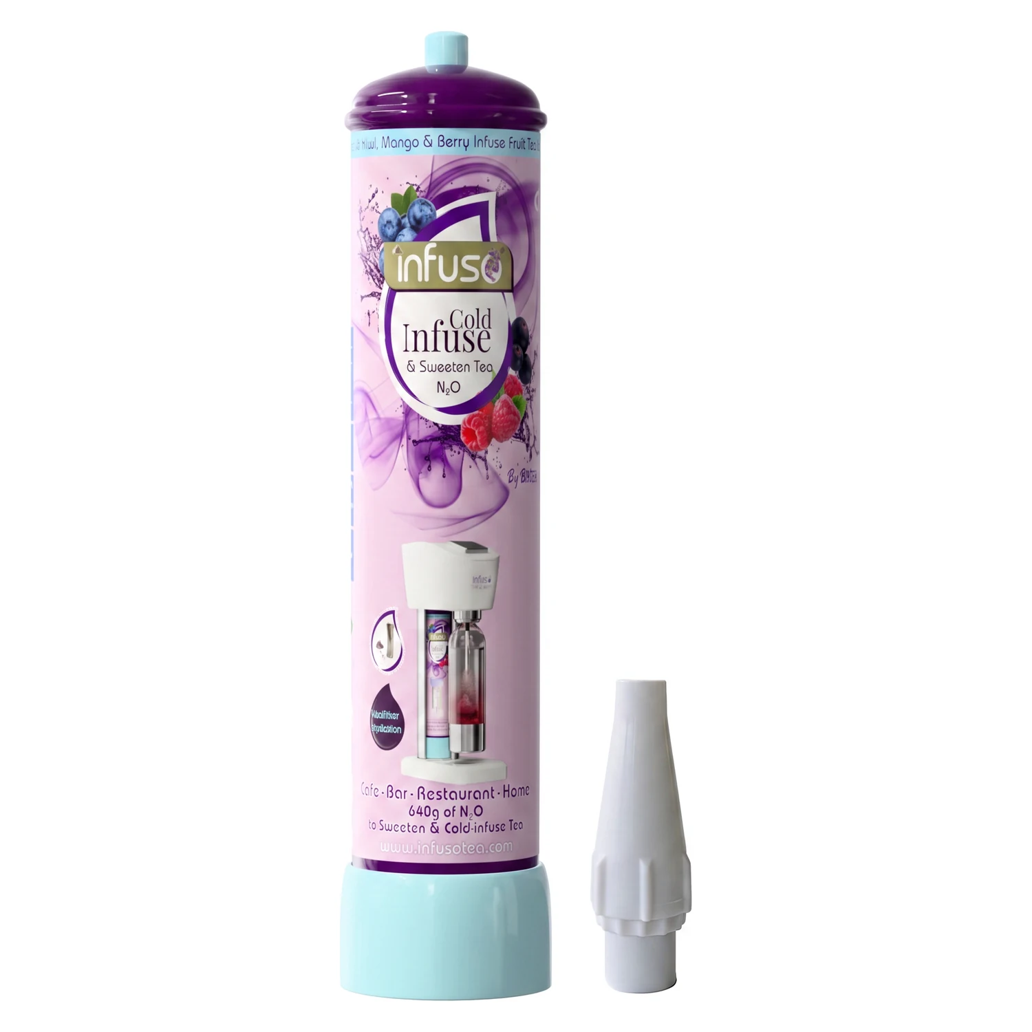 Cream Chargers by      Infuso Smart Whip x 1 (640g N2O)