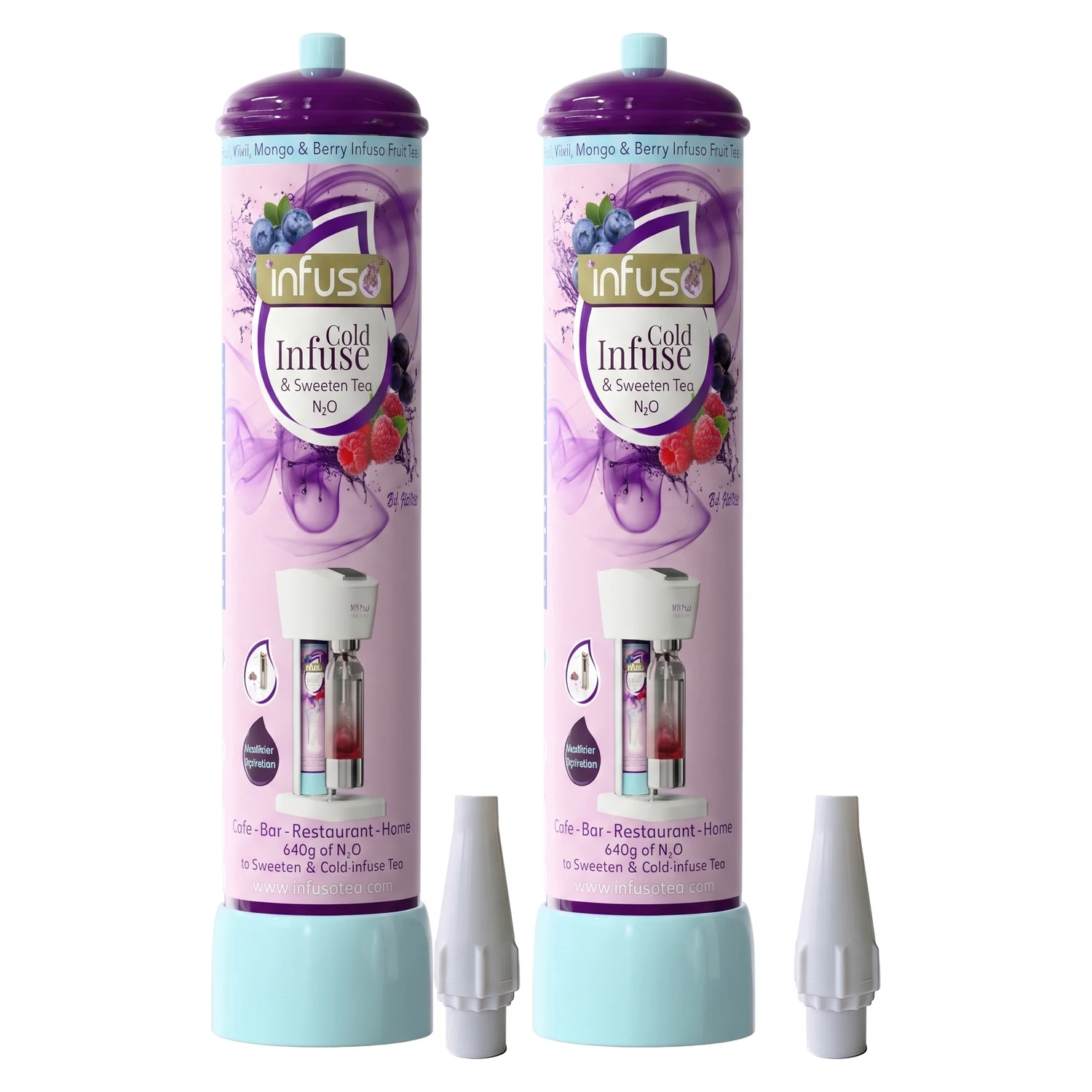 Cream Chargers by     Infuso Smart Whip x 2 (640g N2O)