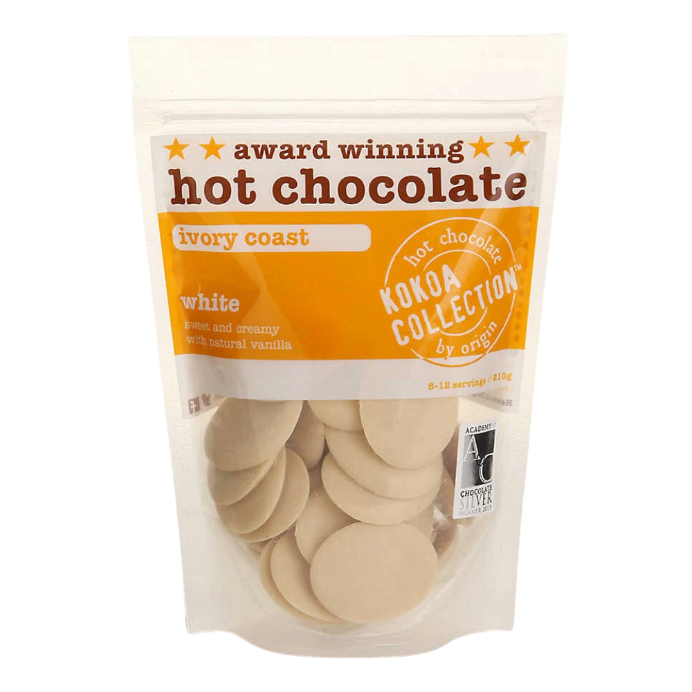 Kokoa Collection (210g) - Ivory Coast White Hot Choc Tablets