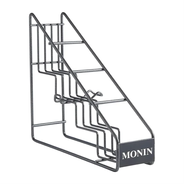 Rack for Displaying Monin Syrups